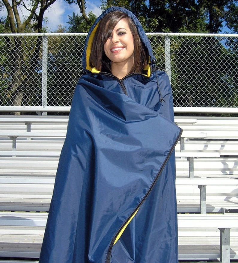 Stadium Blankets with Hoods | School Fundraising Blankets | Fundraising